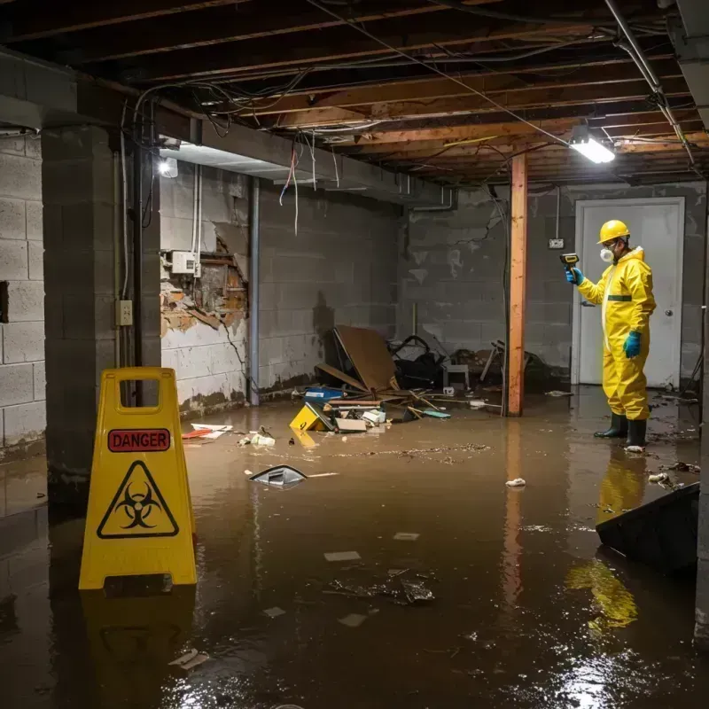 Flooded Basement Electrical Hazard in Saint Louis County, MN Property